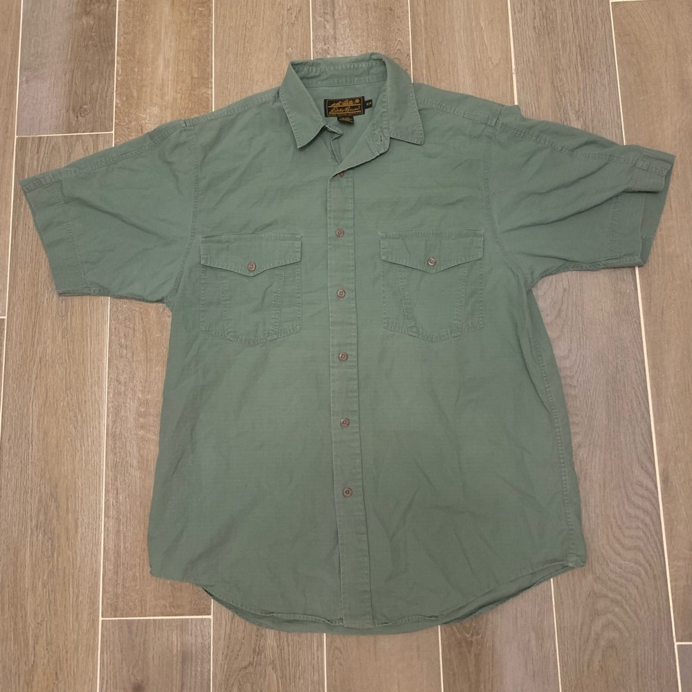 Eddie Braure fishing shirt green